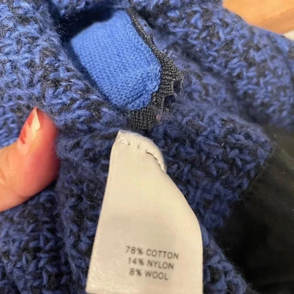 Halogen blue women’s sweater wool blend size XS - Picture 4 of 4